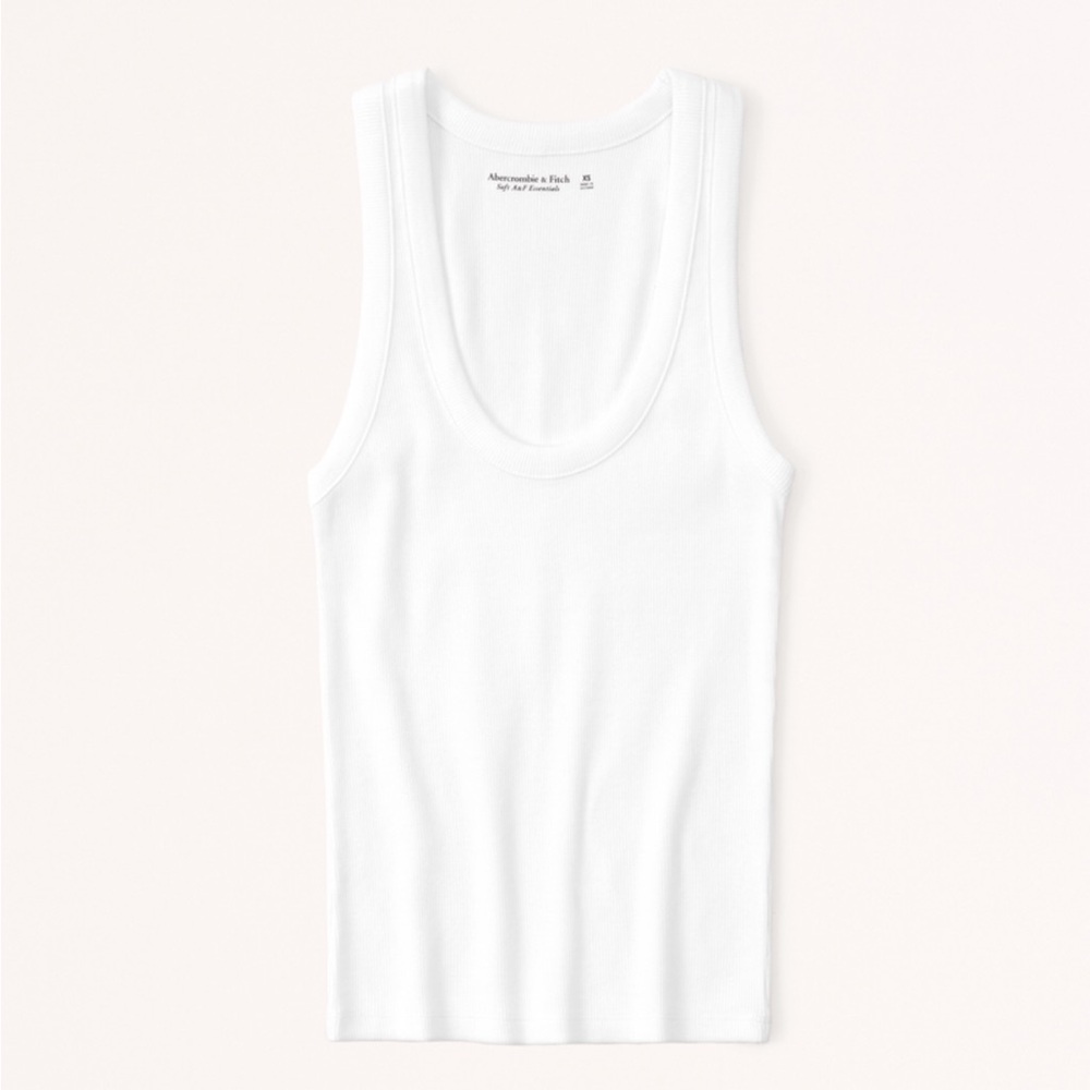 Abercrombie & Fitch Essentials Scoop Neck Tuckable Tank Top